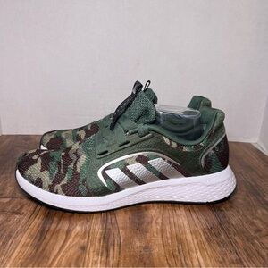 ADIDAS WOMEN'S EDGE LUX 5 RUNNING SHOES GREEN CAMO SIZE 8